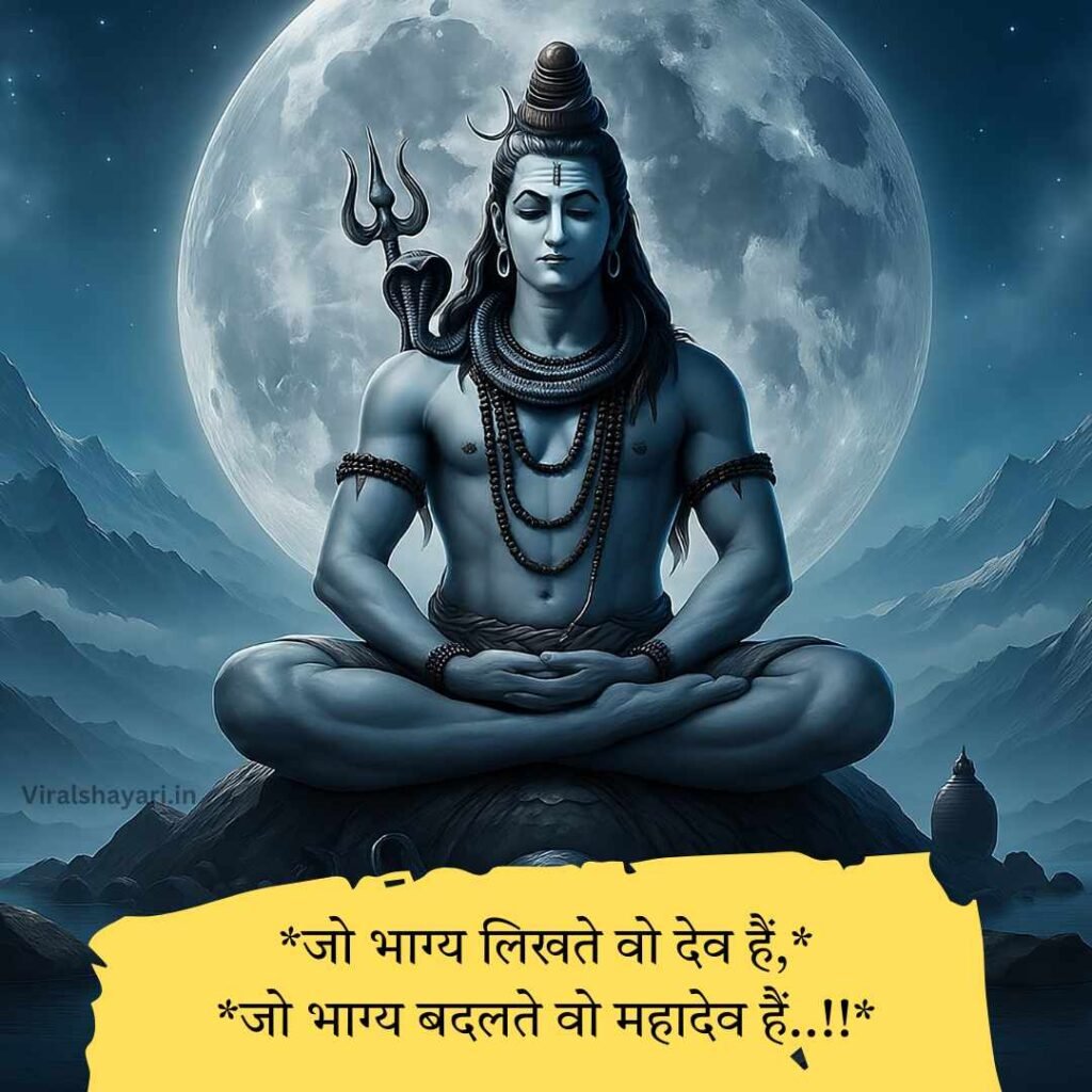 Mahadev Shayari